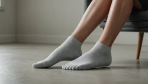 chaussette avec doigts de pied